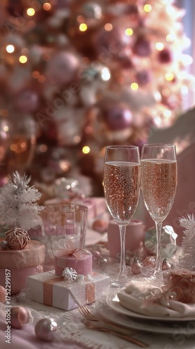 Celebrate the Holiday Season With Sparkling Drinks and Festive Decorations