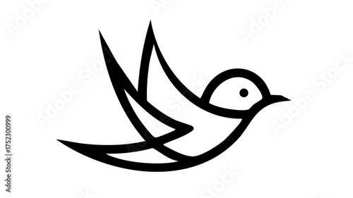Bird vector silhouette