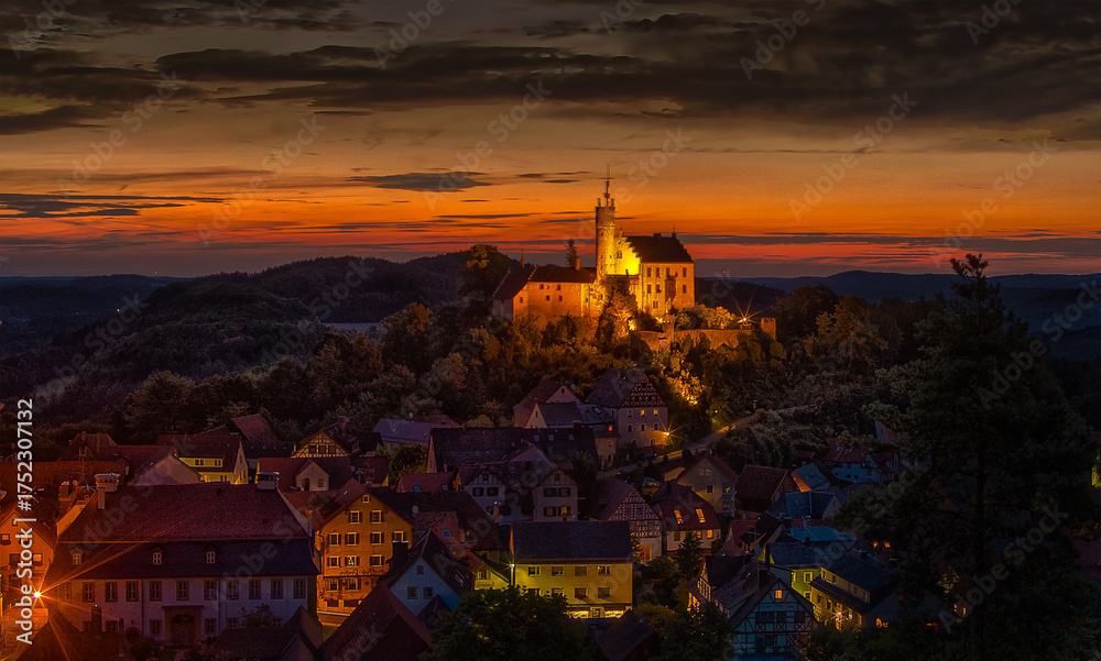 Naklejka premium Orchha, India , Royal Chhatris or Cenotaphs are the historical monuments situated on the banks of River Betwa in Orchha, Madhya Pradesh, India