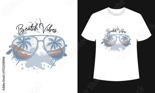 T-shirt design. palm trees silhouette t shirt design. t-shirt design vector for print.vector illustration. quotes for t shirt