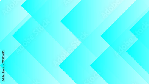 Bright cyan geometric abstract background with diagonal layered shapes creating a dynamic gradient effect. Clean, modern, and minimal design ideal for tech, corporate, or futuristic visuals