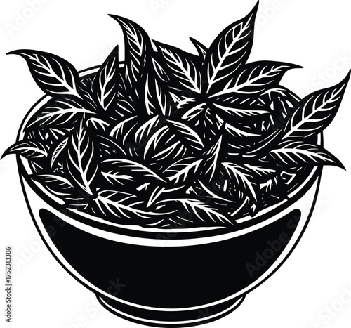 Hand drawn sketch of a single growing plant silhouette against a isolated on transparent background