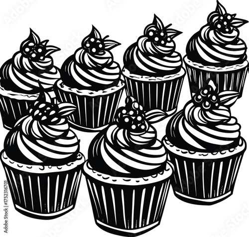 Abstract cosmic galaxy nebula swirl with celestial bodies and stardust digital art isolated on transparent background