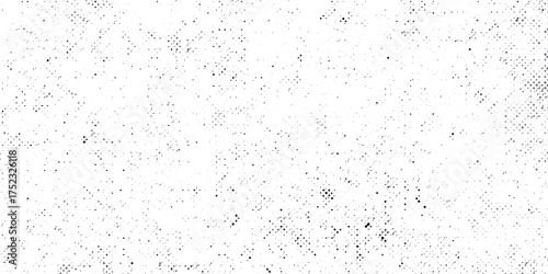 Abstract vector noise. Small particles of debris and dust. Distressed uneven background. Grunge texture overlay with fine grains isolated on white background.