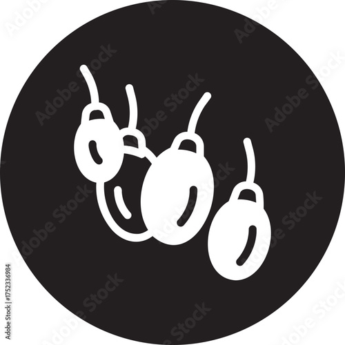 goji berry glyph icon