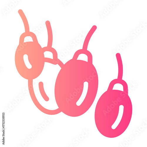 goji berry gradient icon
