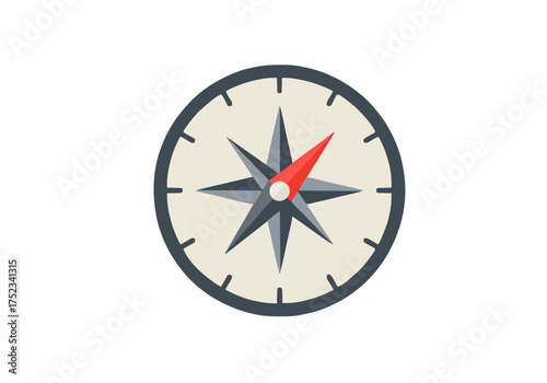 Dynamic compass indicating direction and navigation, symbolizing guidance, exploration, and finding one's path forward with precision and clarity for business or adventure.