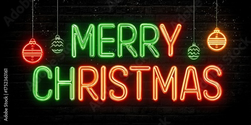 Stylized neon sign 