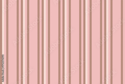 Cear background seamless textile, daisy lines fabric vector. Vroduction vertical stripe pattern texture in light and orange colors.