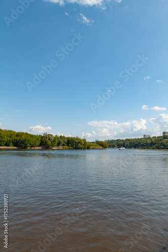 landscape with river and sky
