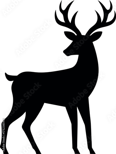 deer silhouette vector