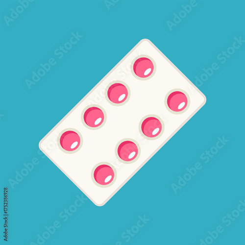 Illustration of a grain of hope. An innovative design for an effective treatment in cheerful colors. The concept of medicine and treatment.