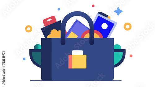 A virtual swag bag filled with downloadable content exclusive offers and digital brochures that attendees can access and share.