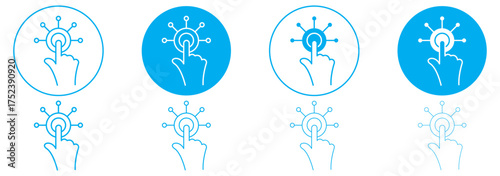 Education technology line editable icon set, e-learning tools, online courses, virtual classroom, interactive modules, instructional symbols, STEM icons, learning hubs, vector illustration.
