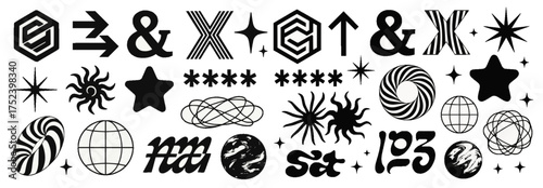 Abstract Symbol Set for Editorial, Cosmic, and Conceptual Design