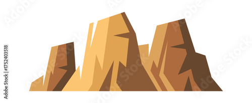 Mountain range ideal outdoor scenery