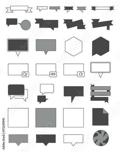 Minimalist Brand Identity Template with Icons, Frames & Banners