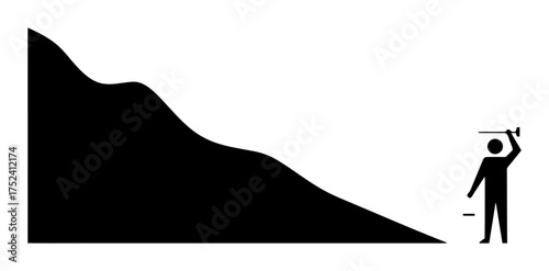 Minimalist Vector: Distance & Space Design