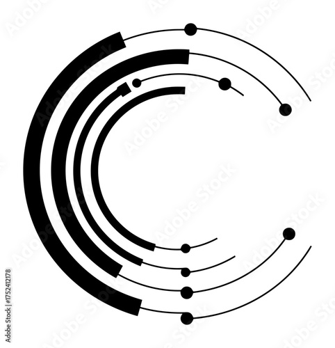 Minimalist Vector Texture: Clean Lines, White Background