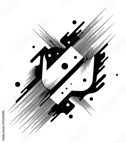 Velocity of Stillness: Minimalist Vector Design