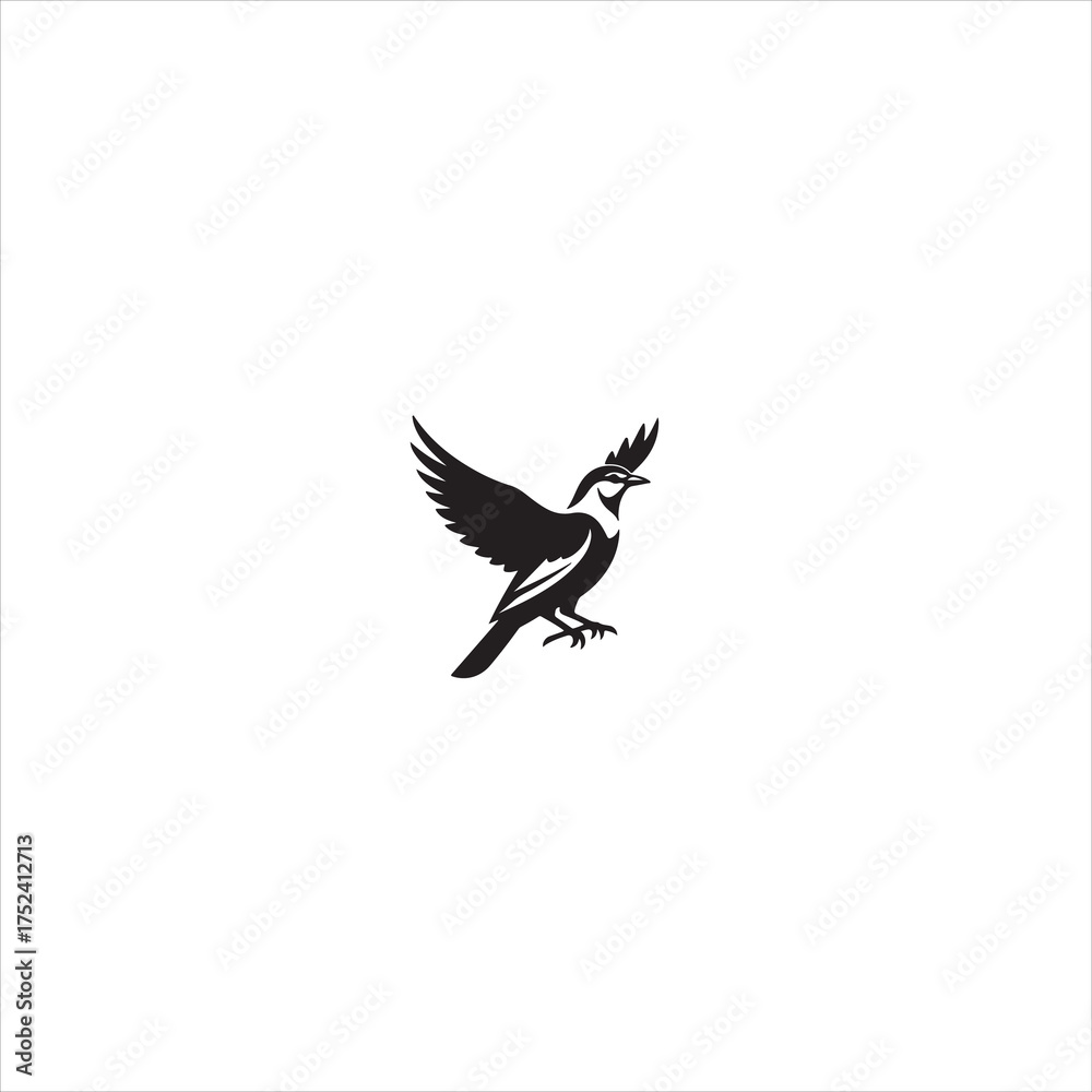 Obraz premium Stylized bird illustration with vibrant colors