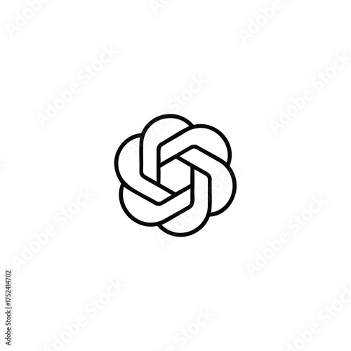 Geometric Flower Aperture Shape Icon