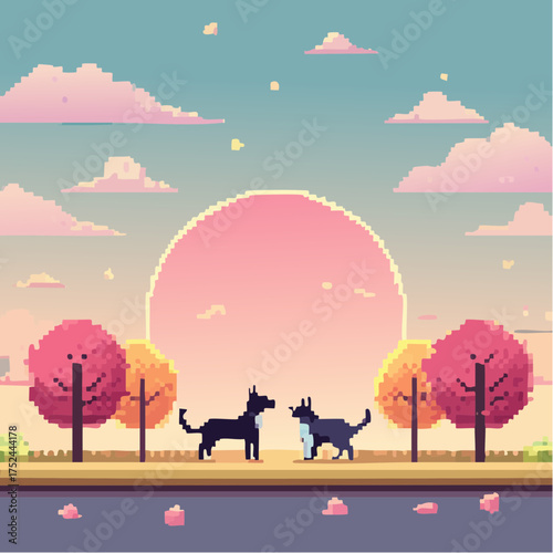 Pets love cats and dogs 