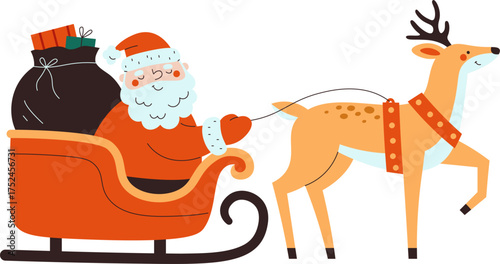 Santa and Reindeer Sleigh Ride