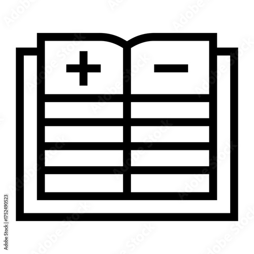 bookkeeping Line Icon