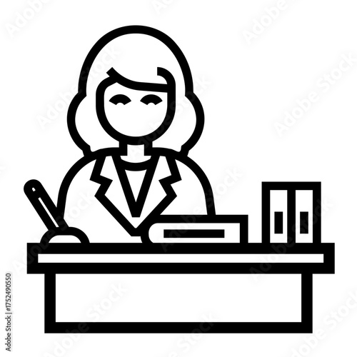 bookkeeping Line Icon