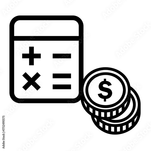 bookkeeping Line Icon