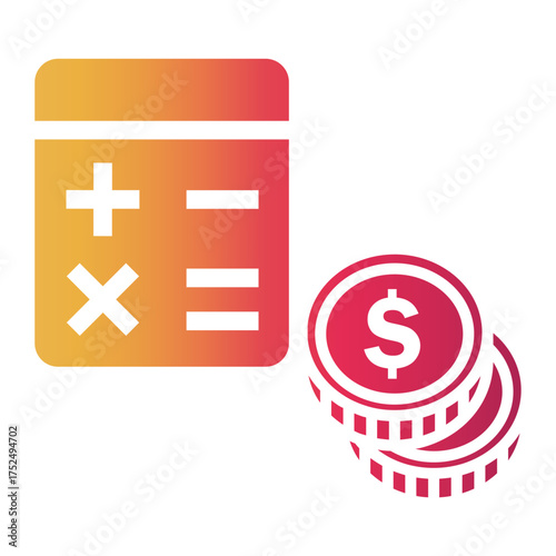 bookkeeping Gradient icon