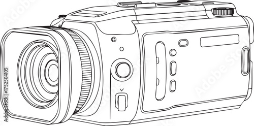 movie camera icon vector