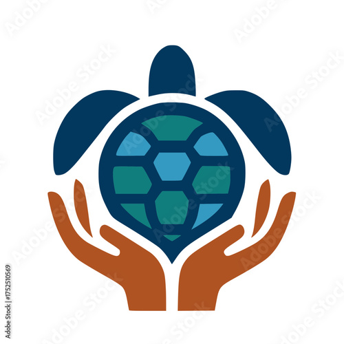 Protective Hands Embrace Endangered Sea Turtle