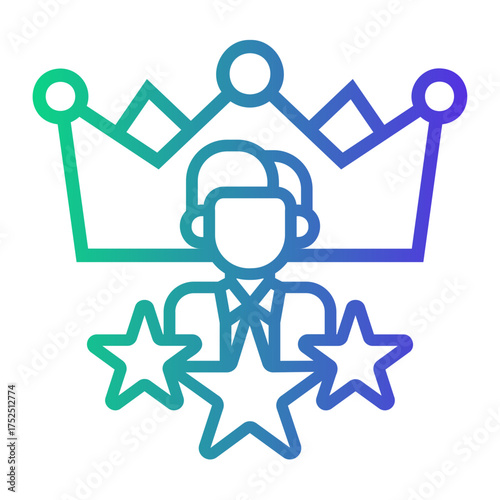 exclusive Line Gradient Icon