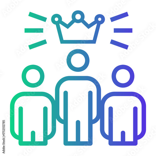 exclusive Line Gradient Icon