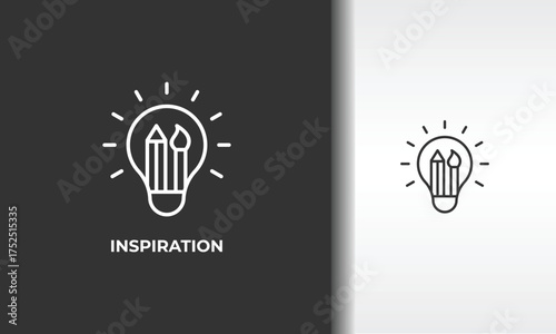 Inspiration Vector, Icon Or Logo Sign Isolated Symbol Illustration