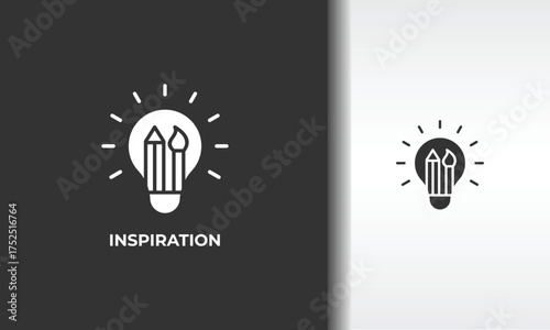 Inspiration Vector, Icon Or Logo Sign Isolated Symbol Illustration