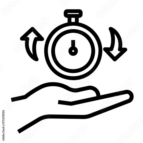 fast servive Line Icon
