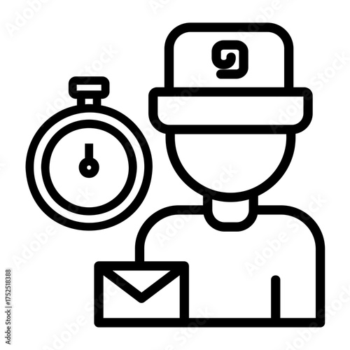 fast servive Line Icon
