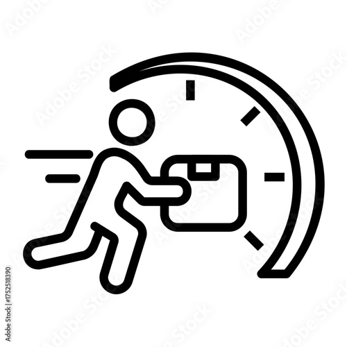 fast servive Line Icon