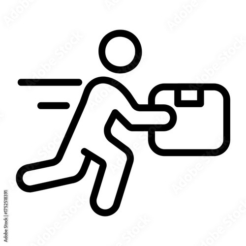 fast servive Line Icon