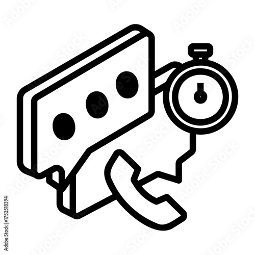 fast servive Line Icon
