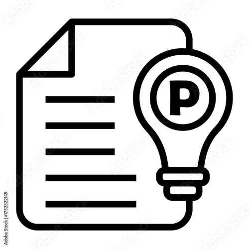 patent Line Icon
