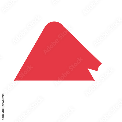 santa hat flat icon