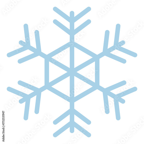 snowflake flat icon
