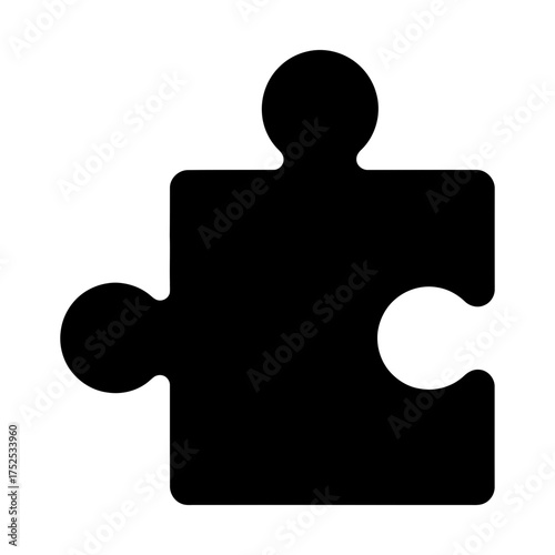 jigsaw puzzle piece glyph icon