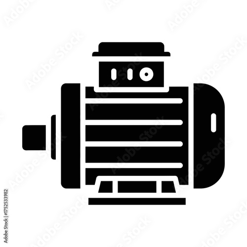 motor glyph icon