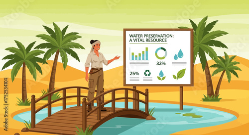 Desert Oasis Presentation: Highlighting the Importance of Water Preservation in Arid Regions