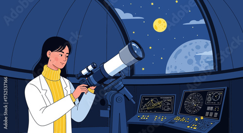 Exploring the Cosmos: A Female Astronomer's Night at the Observatory